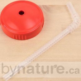 Re-Play Recycled Straw Cup Lid, Red