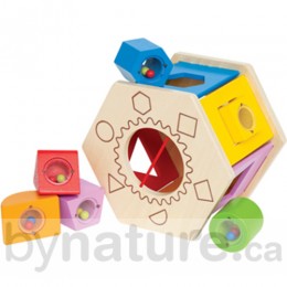 Wooden Shake and Match Shape Sorter