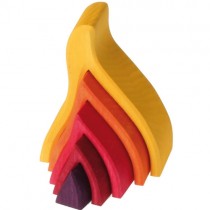 Grimm's Element Stacking Toy, Fire Small