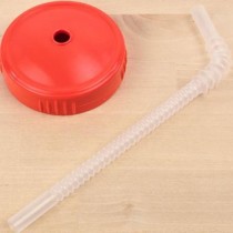 Re-Play Recycled Straw Cup Lid, Red