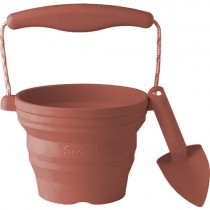 Scrunch Tiny Collapsible Bucket & Spade, Blue
