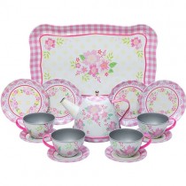 Children's Tin Tea Set, Fancy