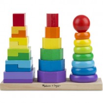 Wooden Geometric Stacking Toy