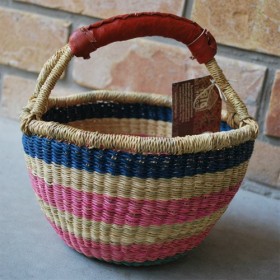 Handmade, Fair Trade Elephant Grass Baskets
