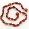 Baltic Amber Teething Necklaces, Cognac (shape may vary)