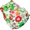 AMP One-Size Duo Cloth Diaper, Sweet Apples