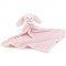Jellycat Bashful Soother Security Blanket, Pink Bunny