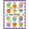 Cupcakes Birthday Greeting Card by Yellow Bird