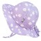 Adjustable Sun Protection Hats (SPF), Purple Daisy