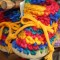 Padraig Wool Slippers, Child - Rainbow