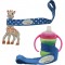 Simply on Board Toy Strap (2pk), Blue (Toys not included)