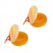 Wooden Clickety Clack Clapper, Orange (2pc)